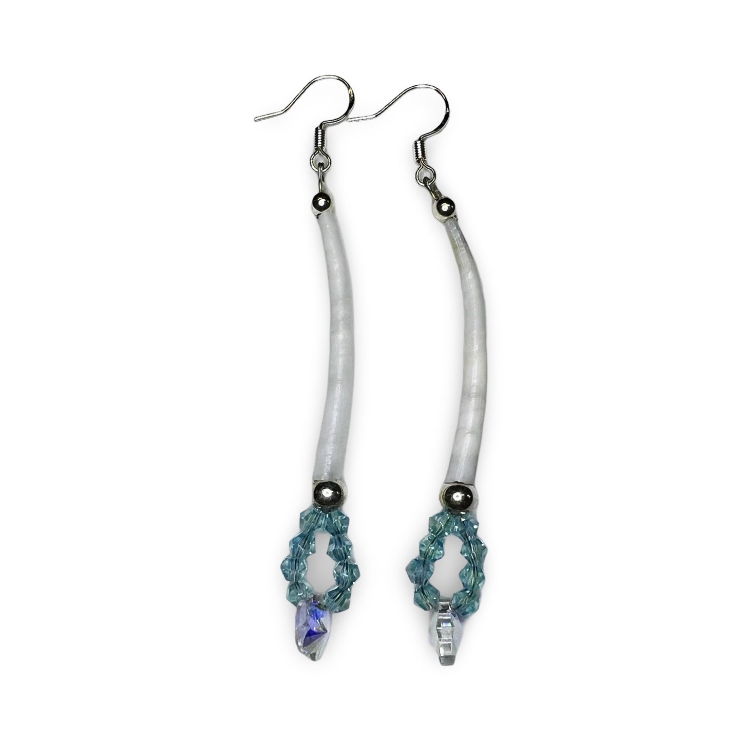 MH Single Dentalium Earrings