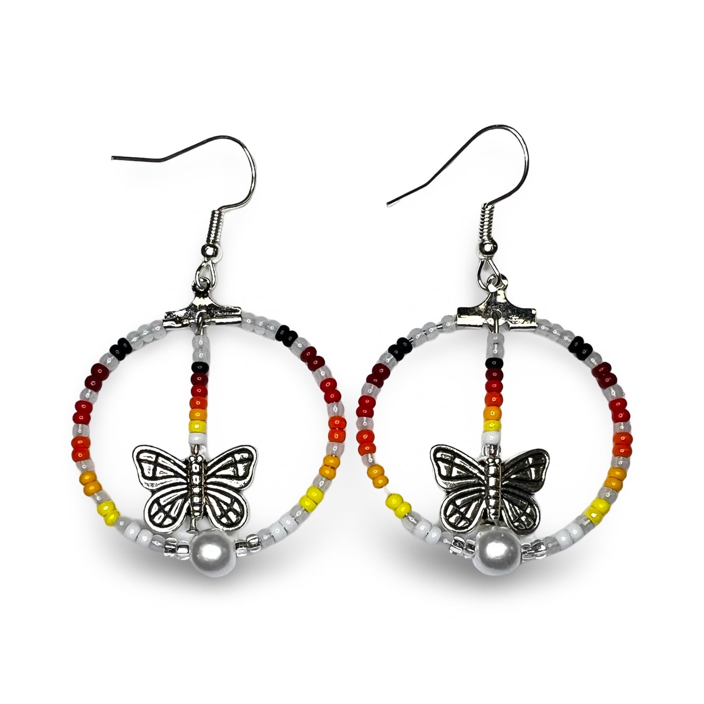 BEC Mini Butterfly Hoop Earrings