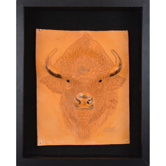 Buffalo (on leather)