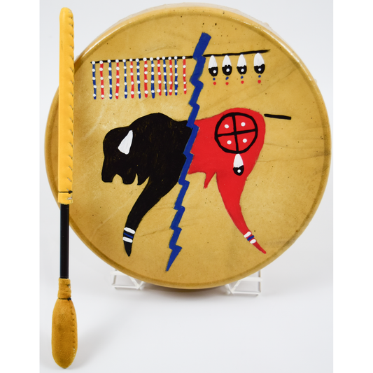 Buffalo At Play Drum
