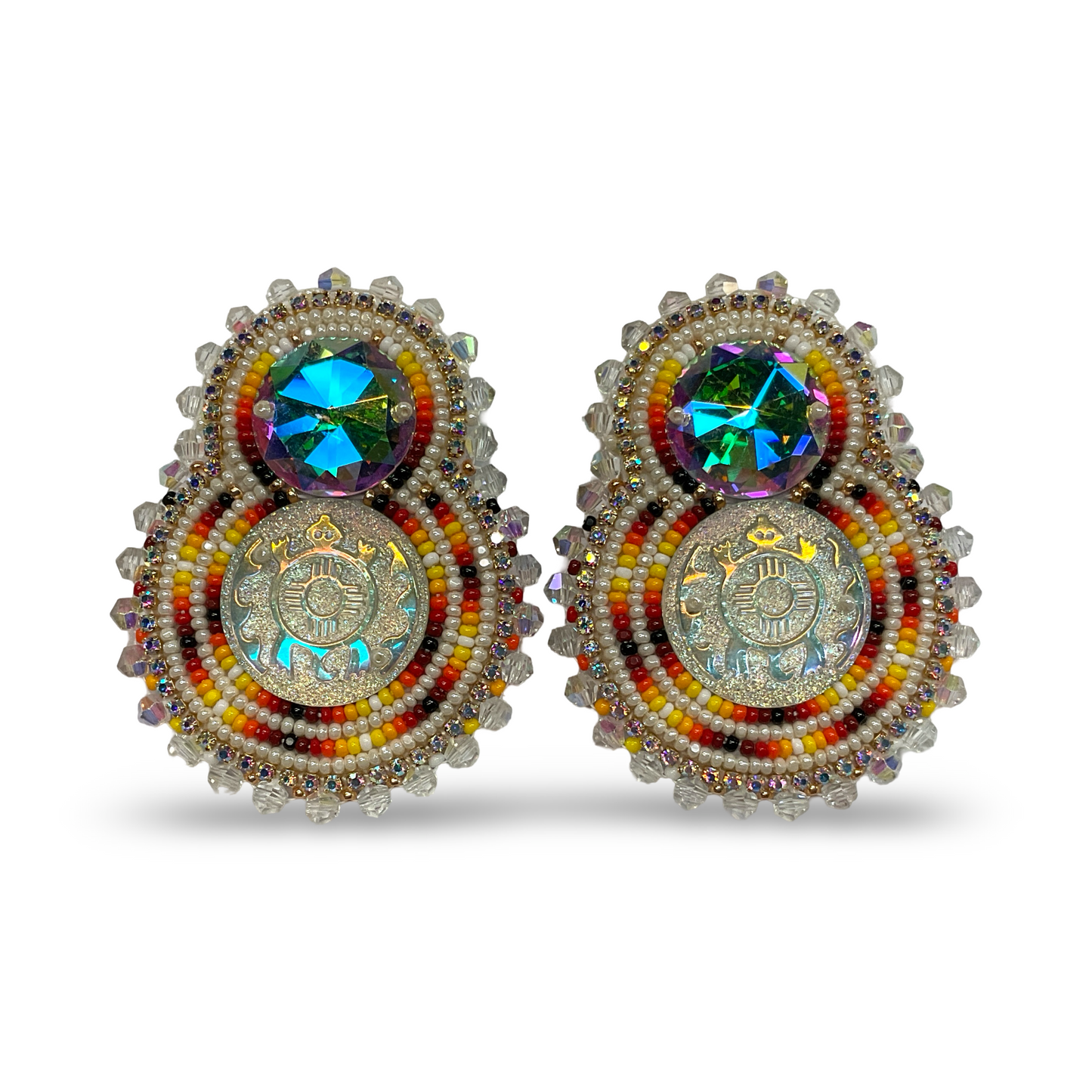 BBB Beaded Cab Earrings