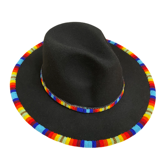 WR Rainbow Beaded Hat