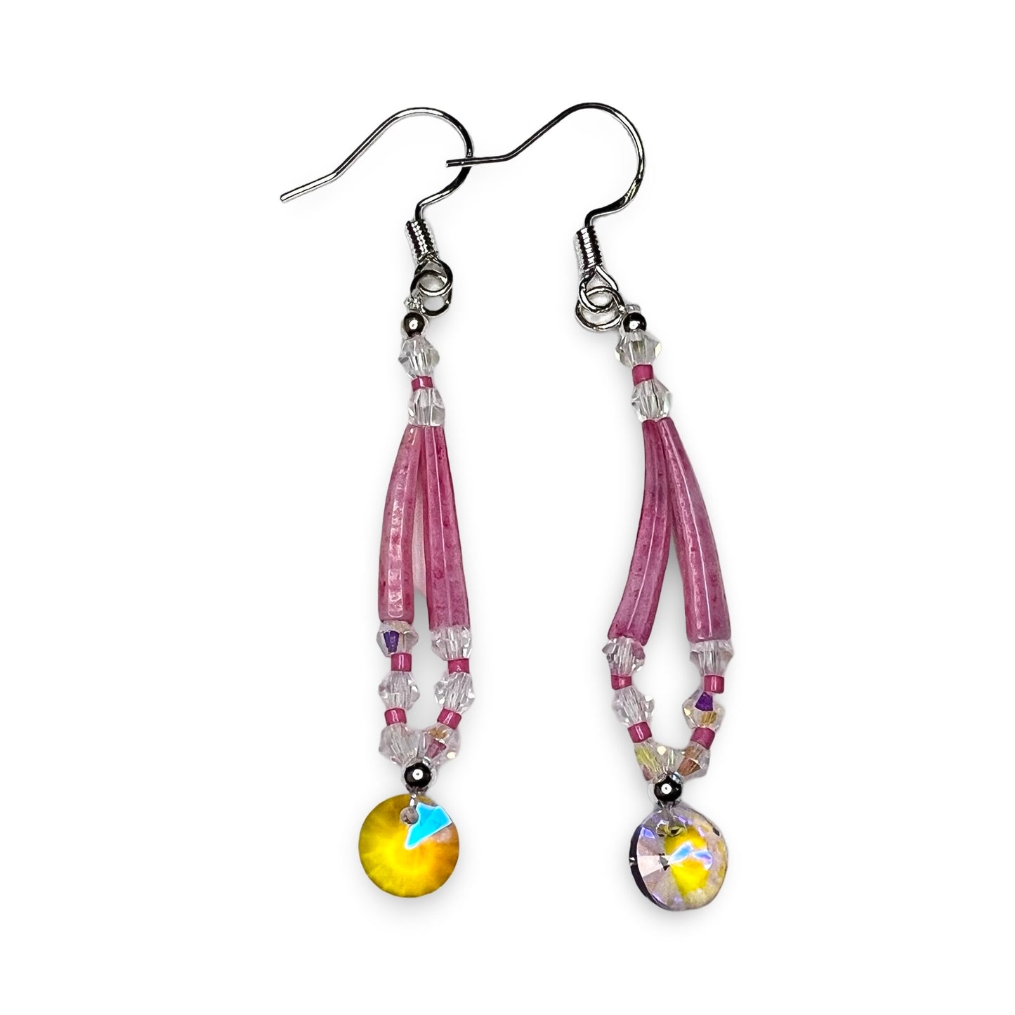 MH Dyed Dentalium Earrings