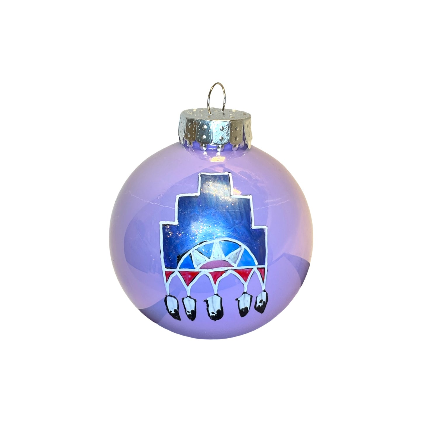 LTB Iridescent Painted Ornaments