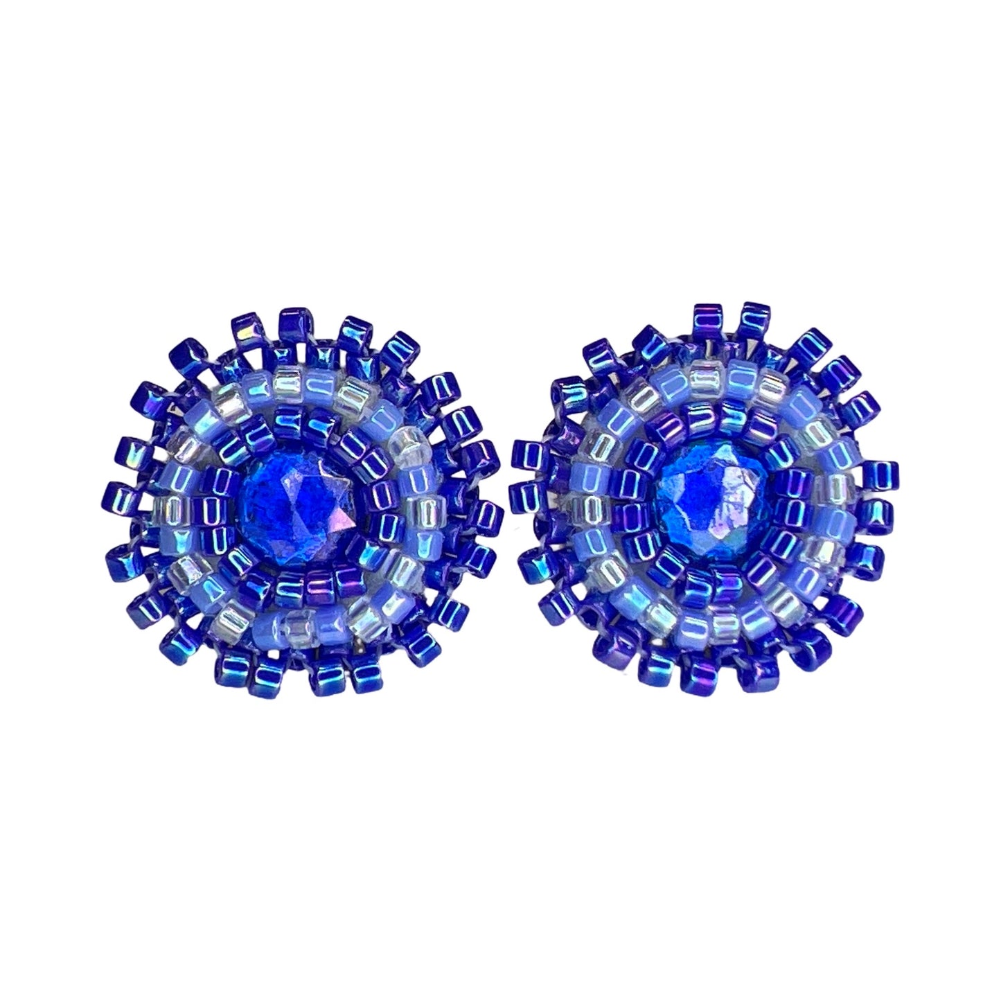 MH Beaded Stud Earrings