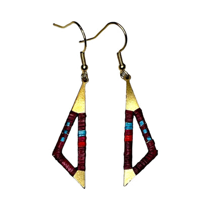 ARC 2 1/2" Eagle Fan Earring