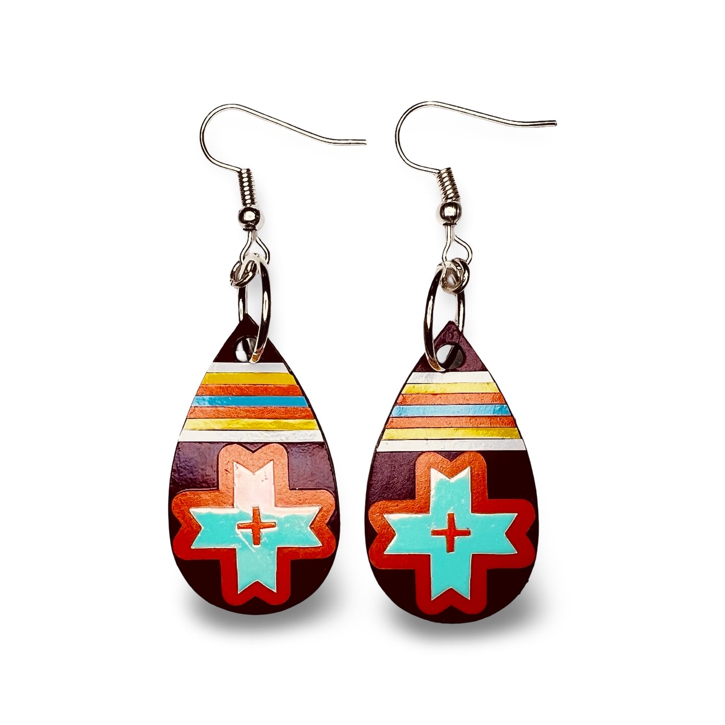 WW Tear Drop Vinyl Earrings