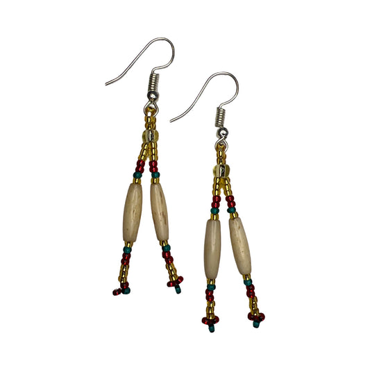 CDT Small Hollow Bone Earrings
