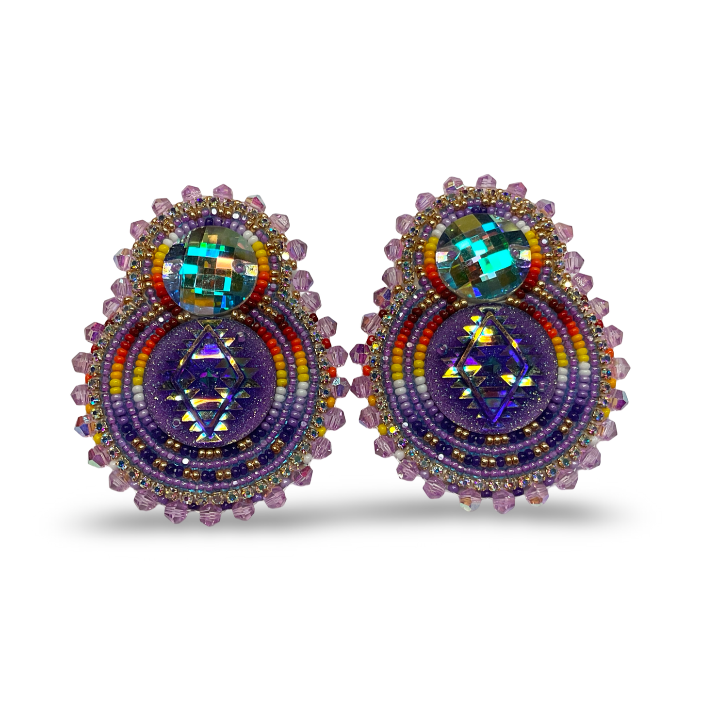 BBB Beaded Cab Earrings