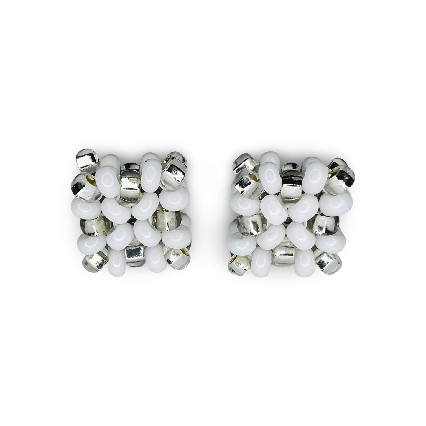 JR Bead Stud Earrings