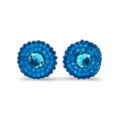 MH Beaded Stud Earrings