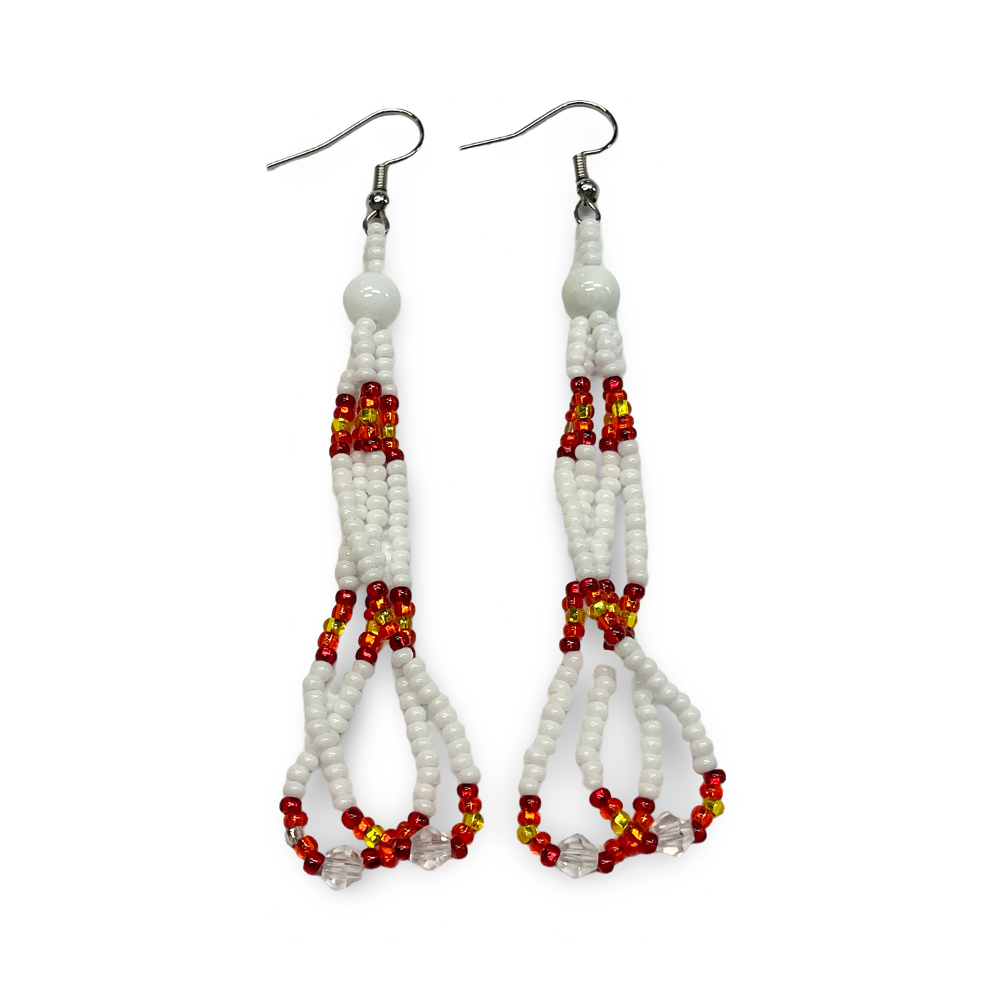 SBR Beaded Loop Earrings