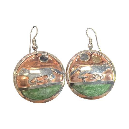 MZ Medium Round Earrings