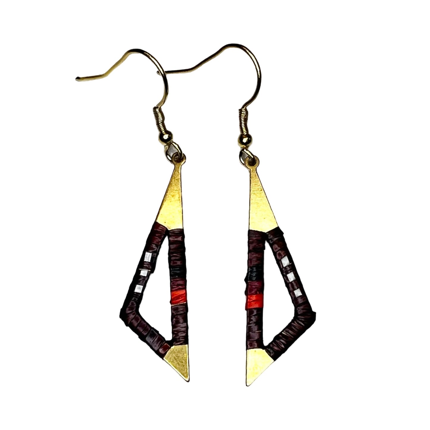 ARC 2 1/2" Eagle Fan Earring