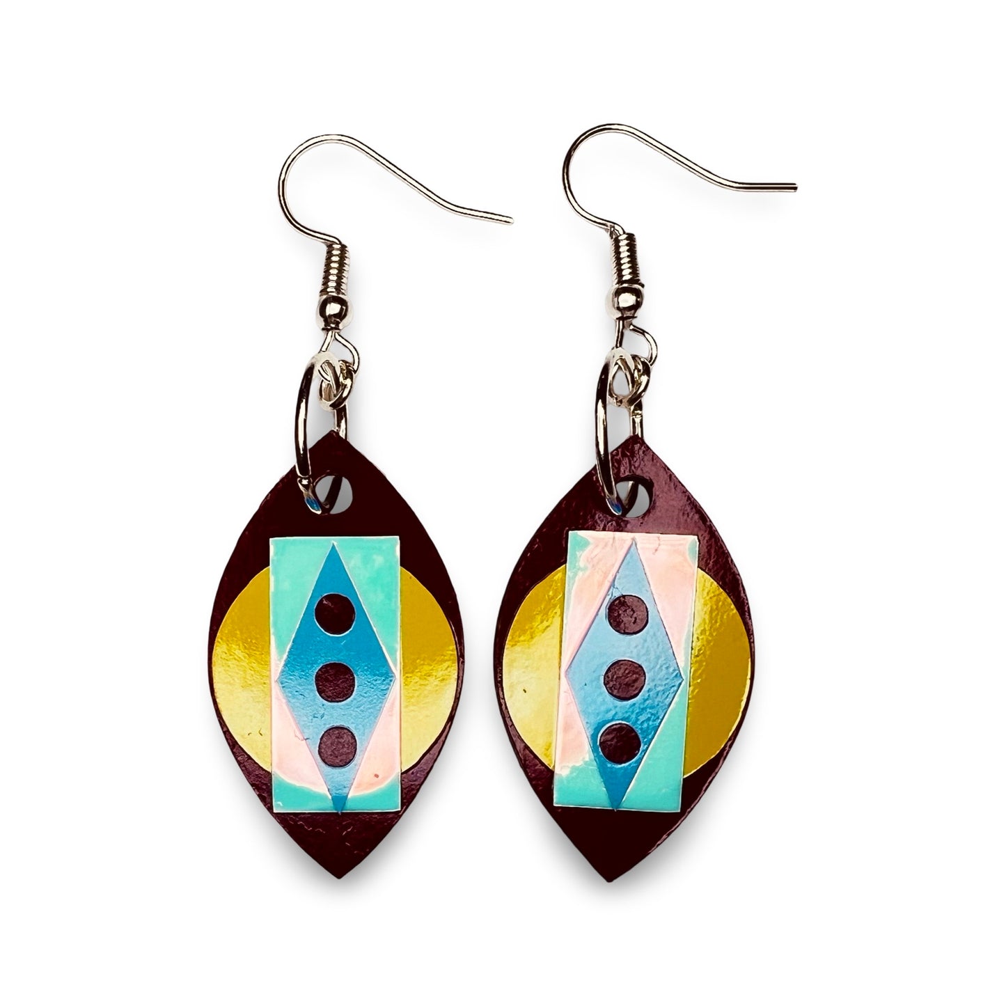 WW Tear Drop Vinyl Earrings