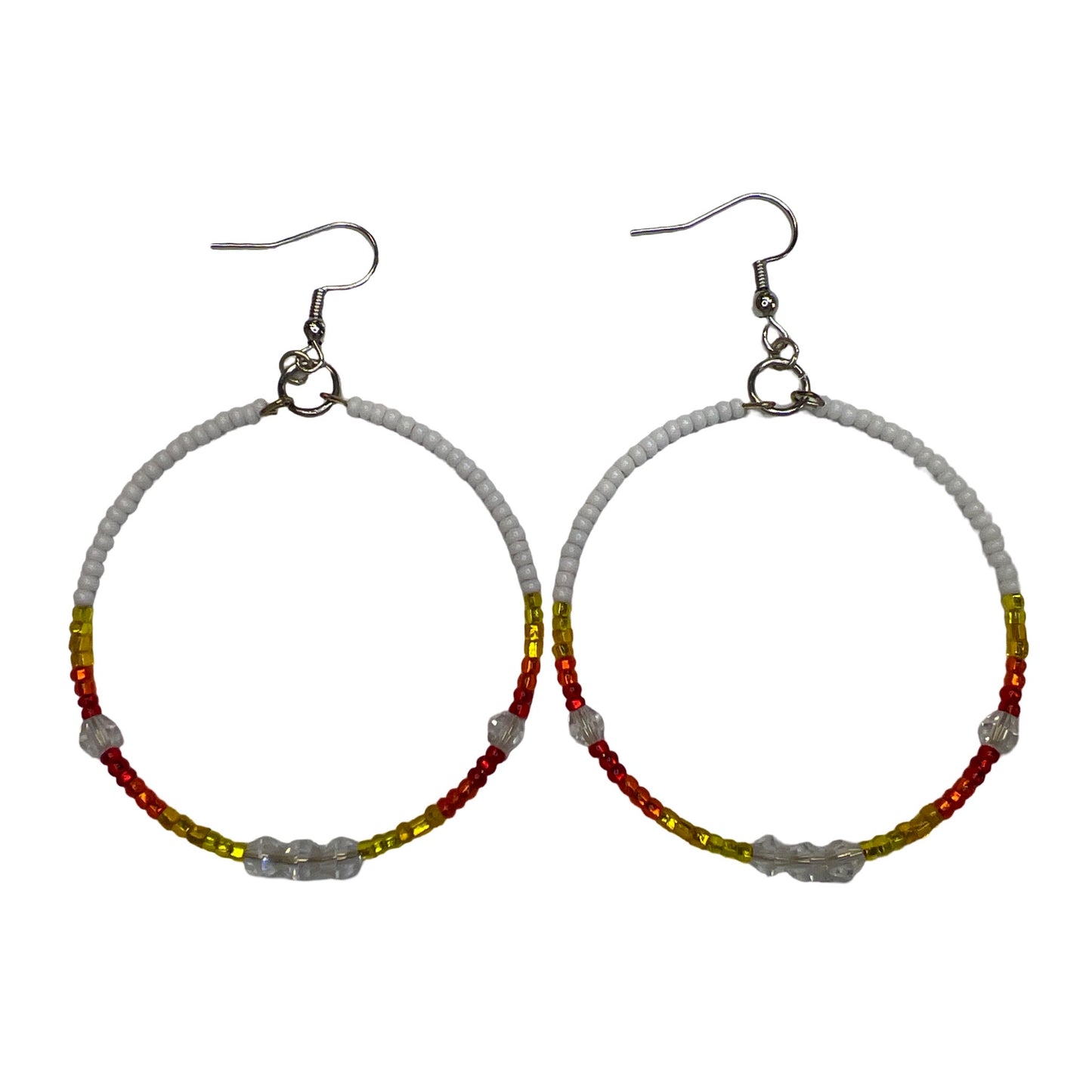 SBR Bead Circle Earrings
