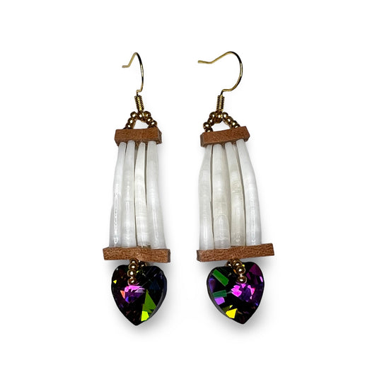 MH 2" Dentalium Earrings