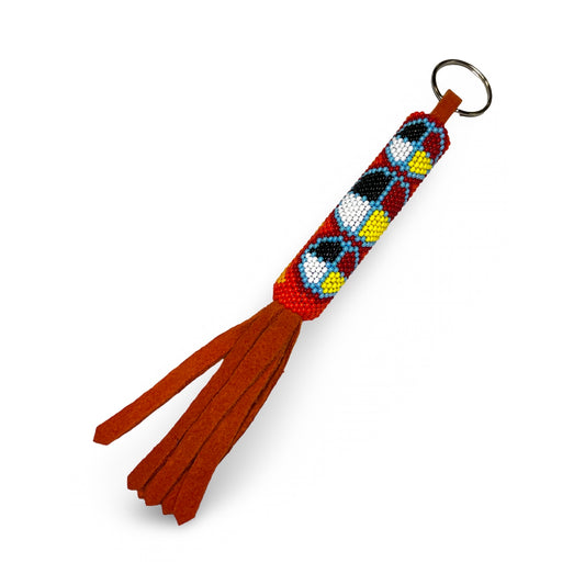 DR Beaded Keychain