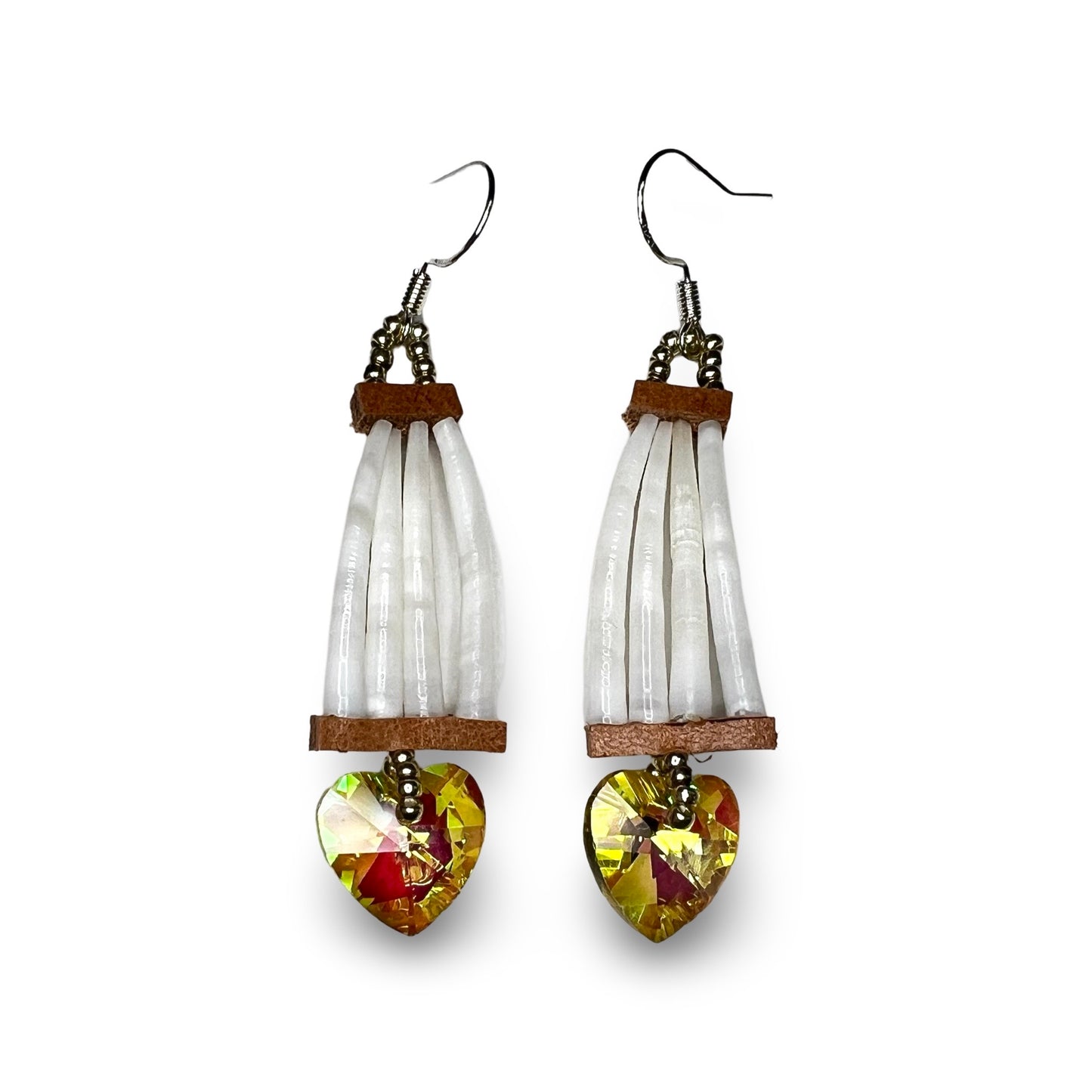 MH 2" Dentalium Earrings