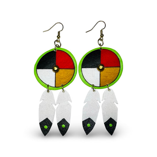 SE Double Parfleche Earrings