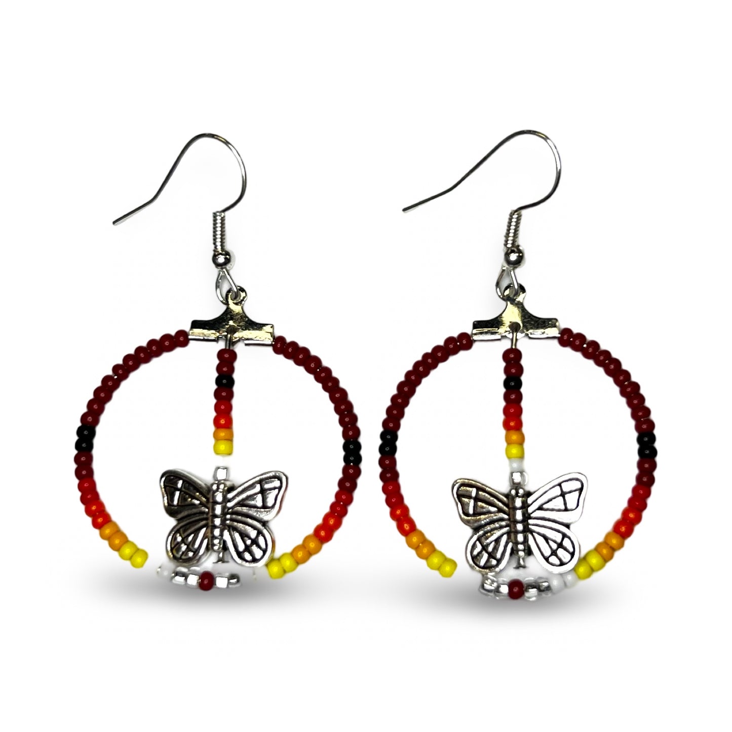 BEC Mini Butterfly Hoop Earrings