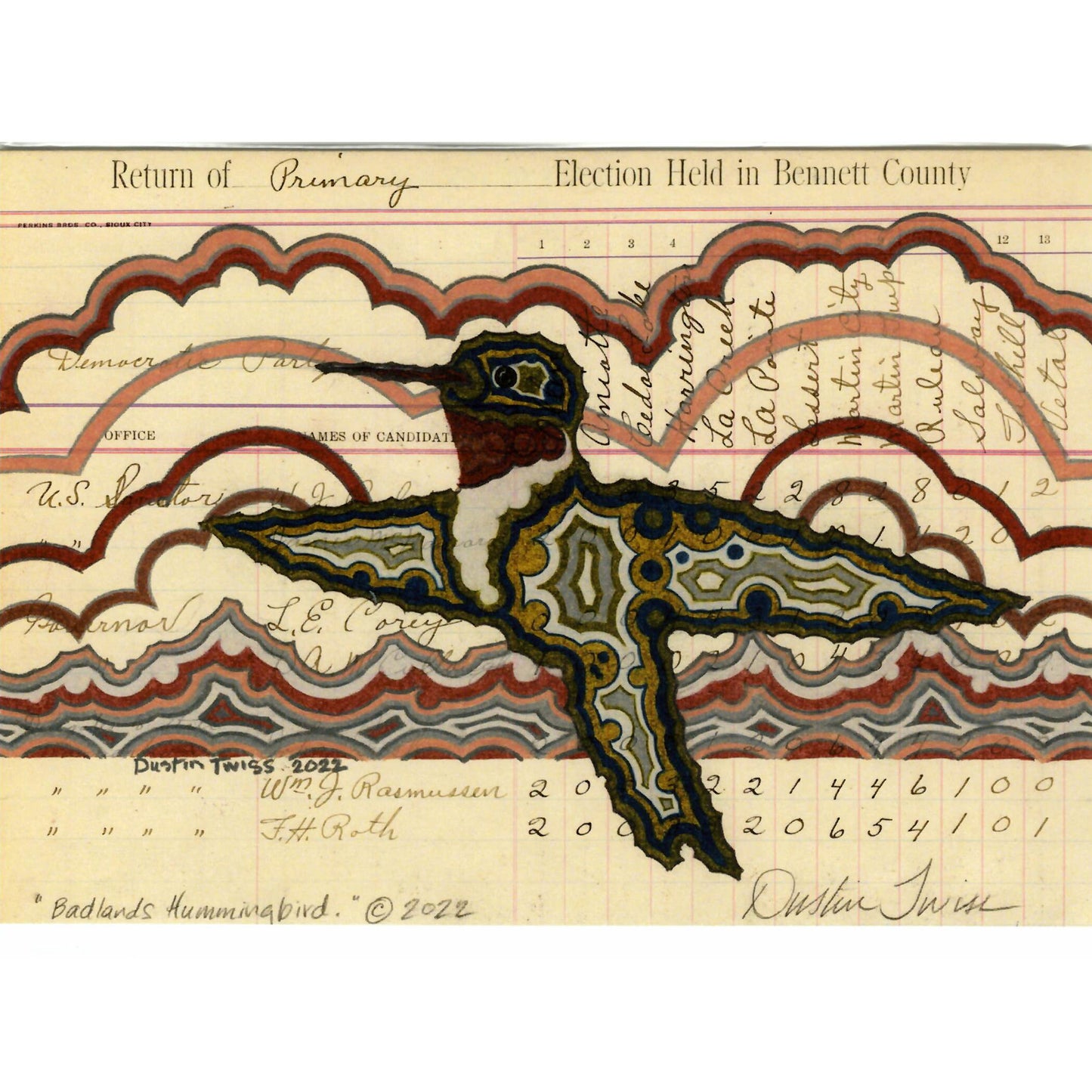 DT Badlands Hummingbird Card