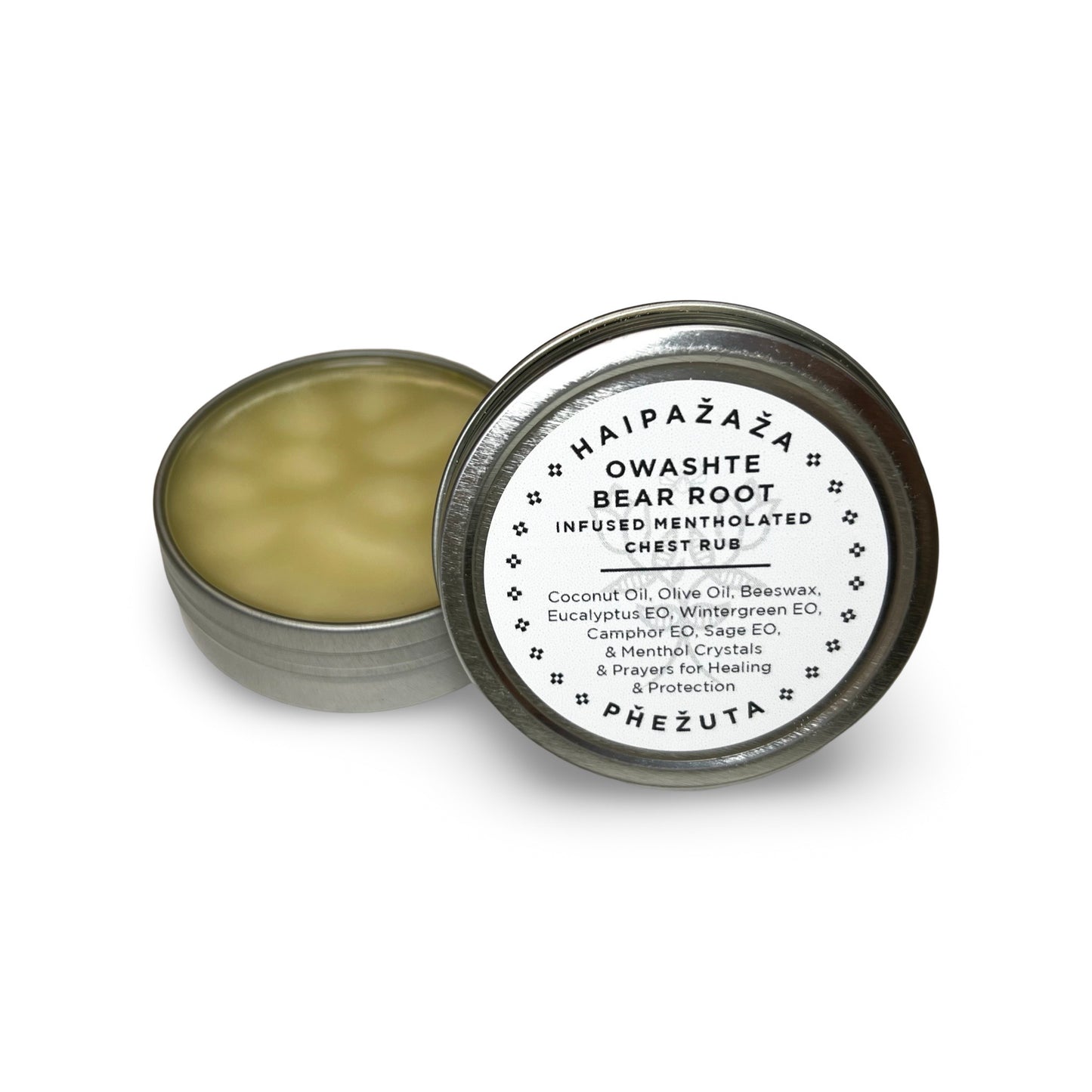 Owashte Bear Root Infused Mentholated Chest Rub