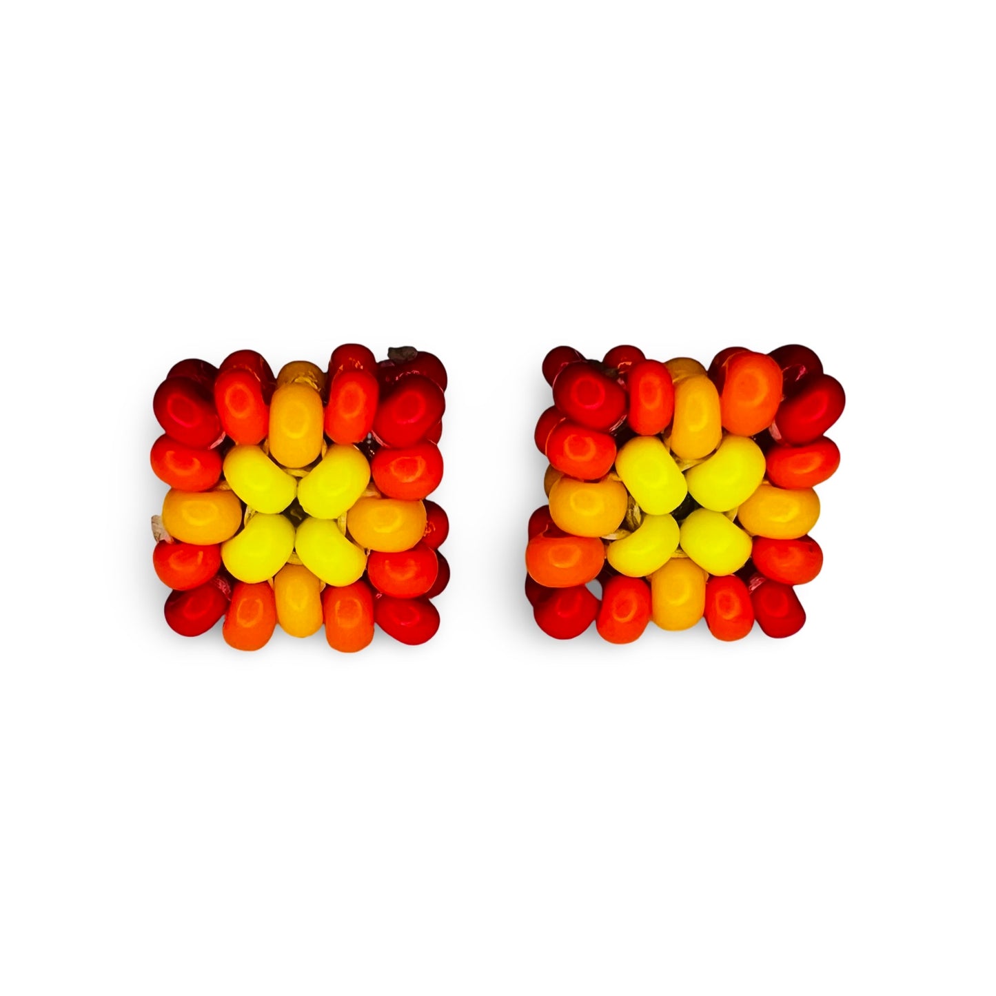 JR Bead Stud Earrings