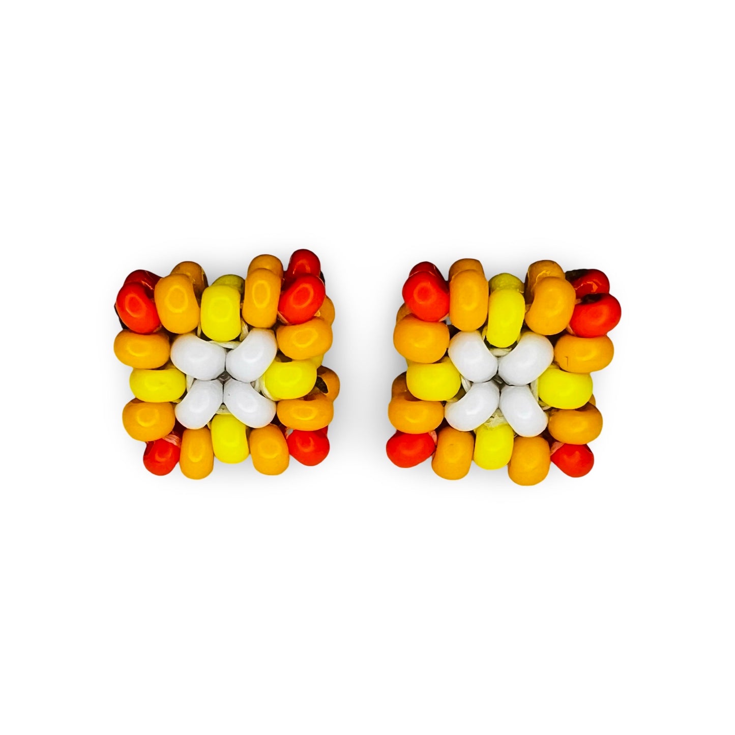 JR Bead Stud Earrings