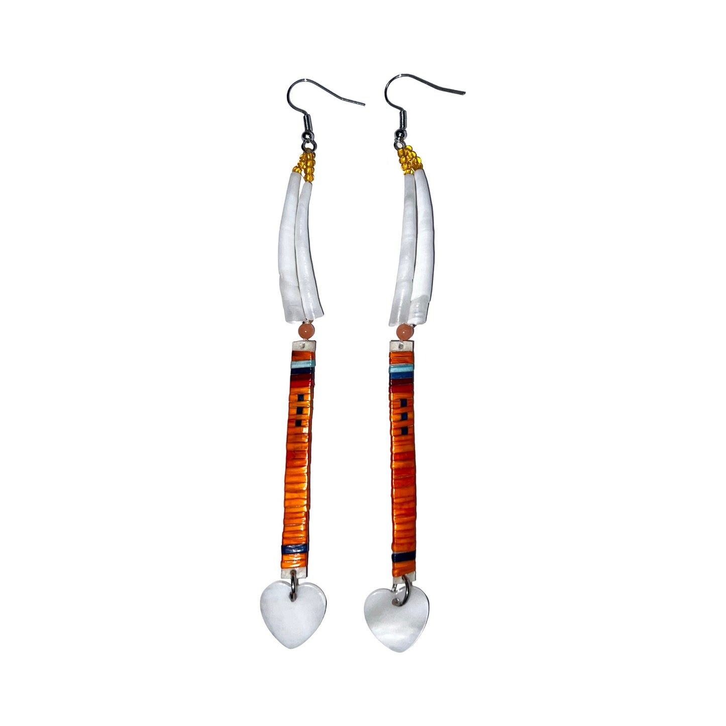 ARC Quill & Dentalium Earrings