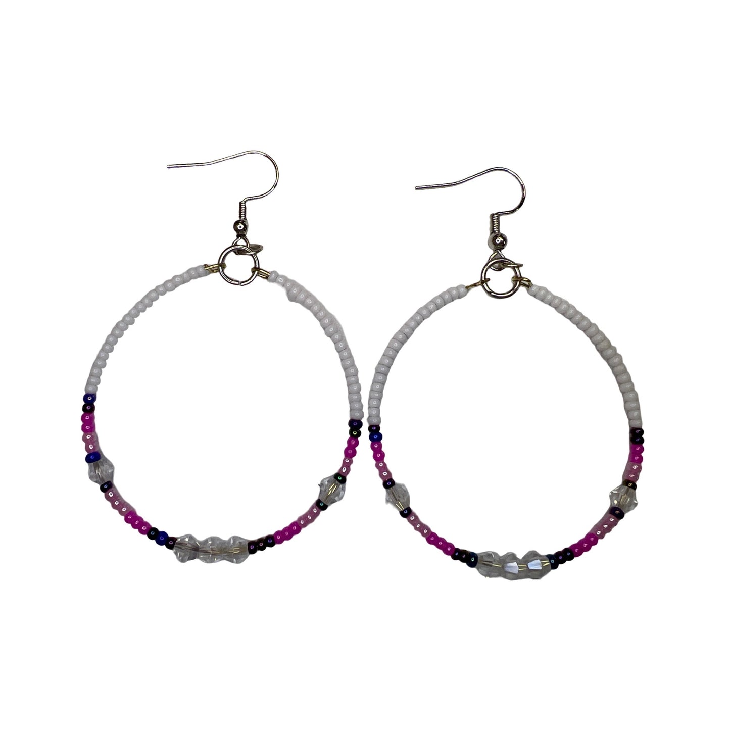 SBR Bead Circle Earrings