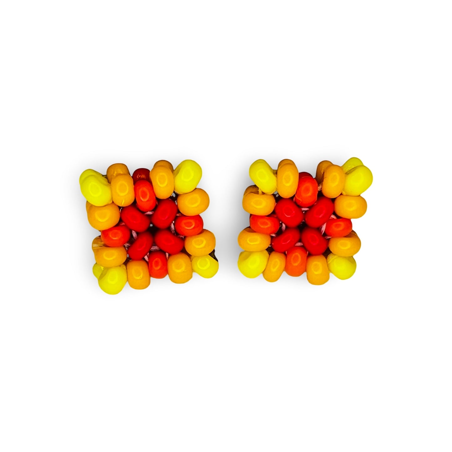 JR Bead Stud Earrings