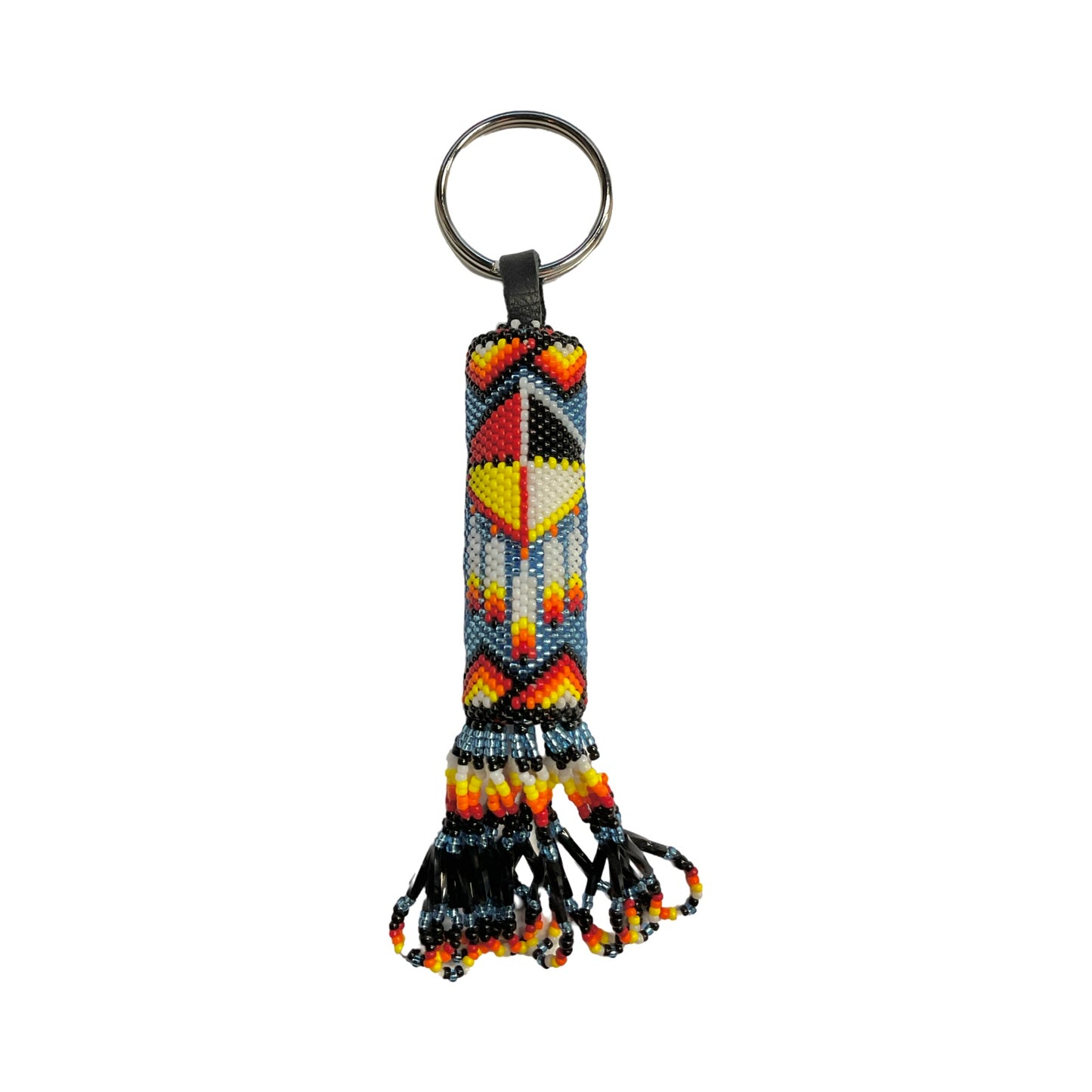 CNH Blue Medicine Wheel Keyring