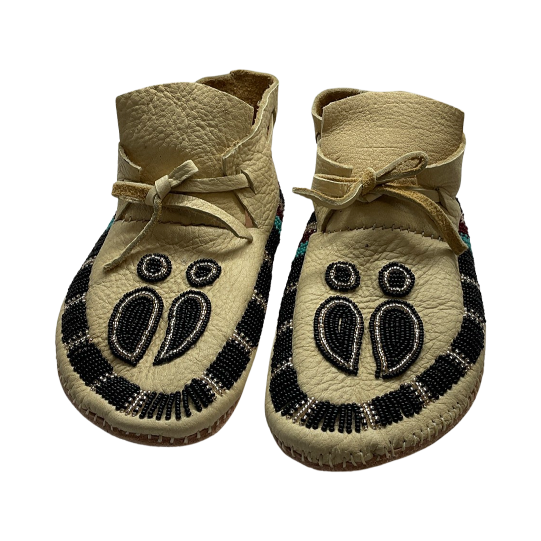 TRF Buffalo Tracks Beaded Mocccasins (Kids)