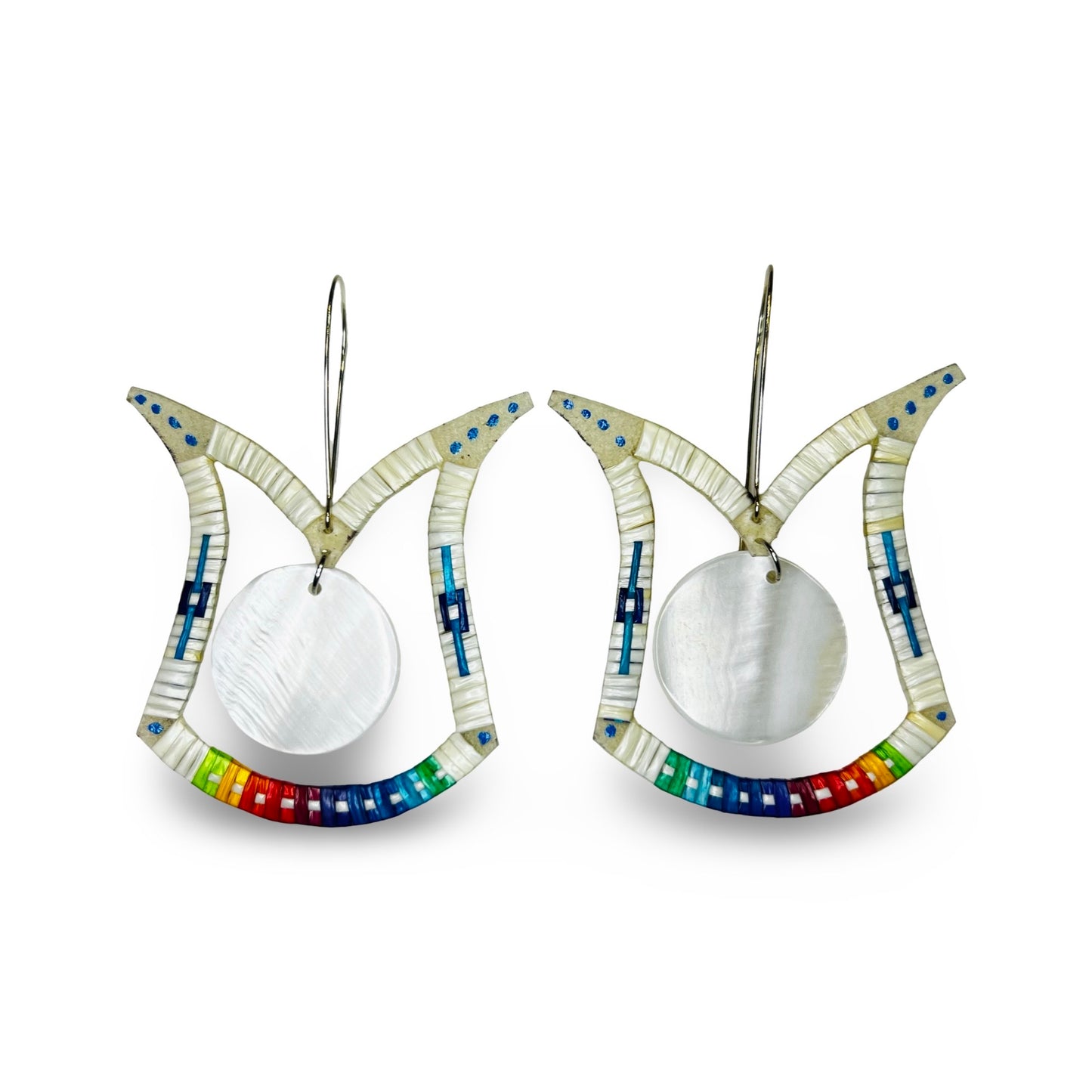 JRC Quill Tulip & Nacre Earrings