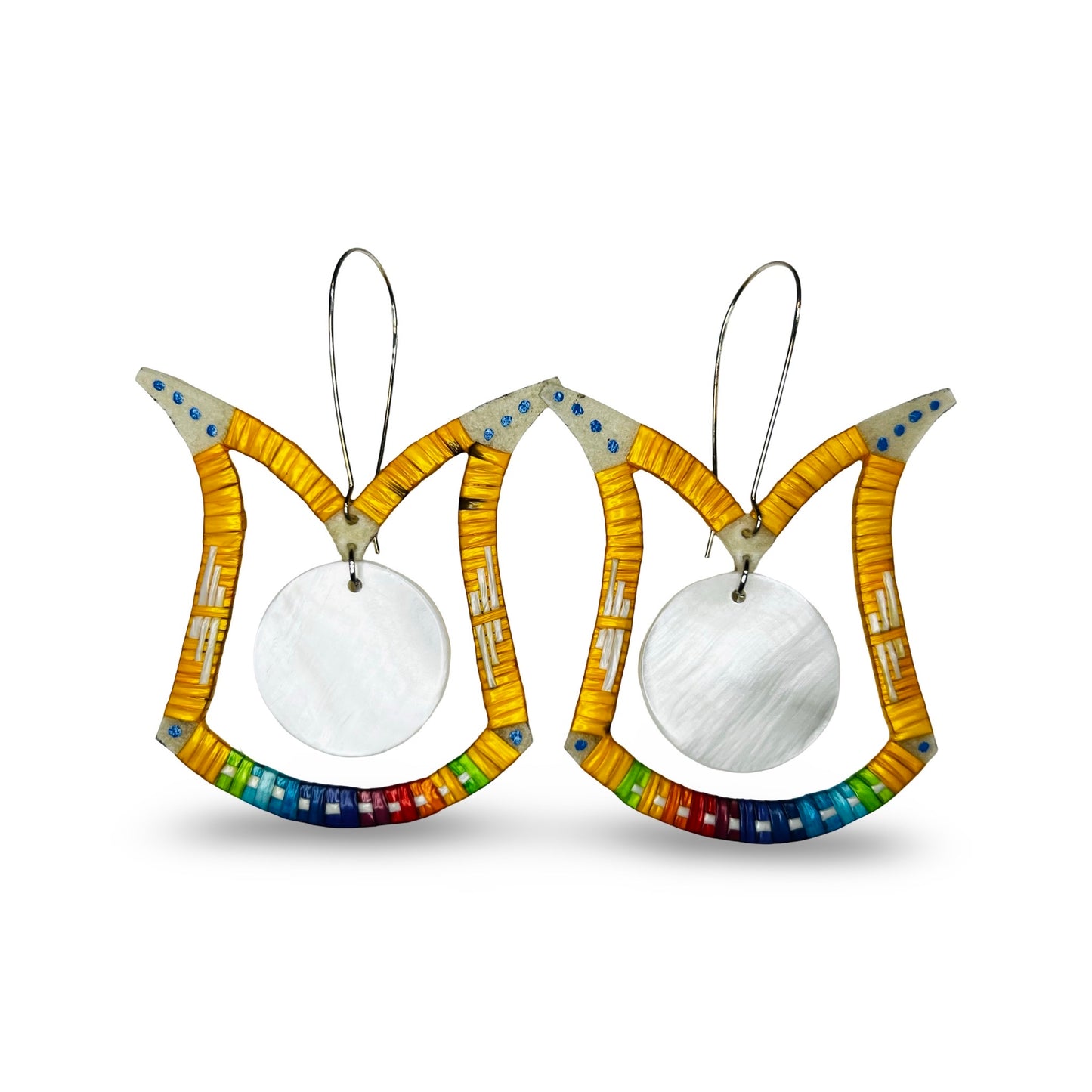JRC Quill Tulip & Nacre Earrings