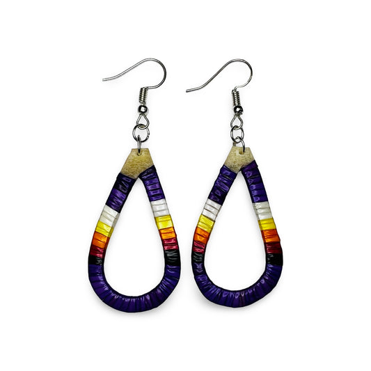 TRC Quill Tear Drop Earrings