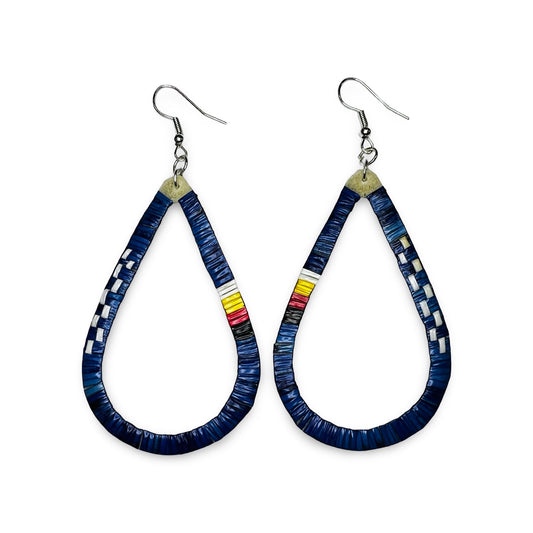 GRC Large Tear Drop Quill Earrings