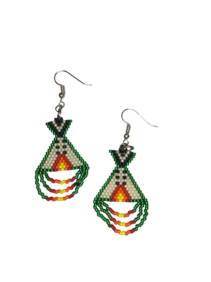 MirRC Beaded Tipi Earrings