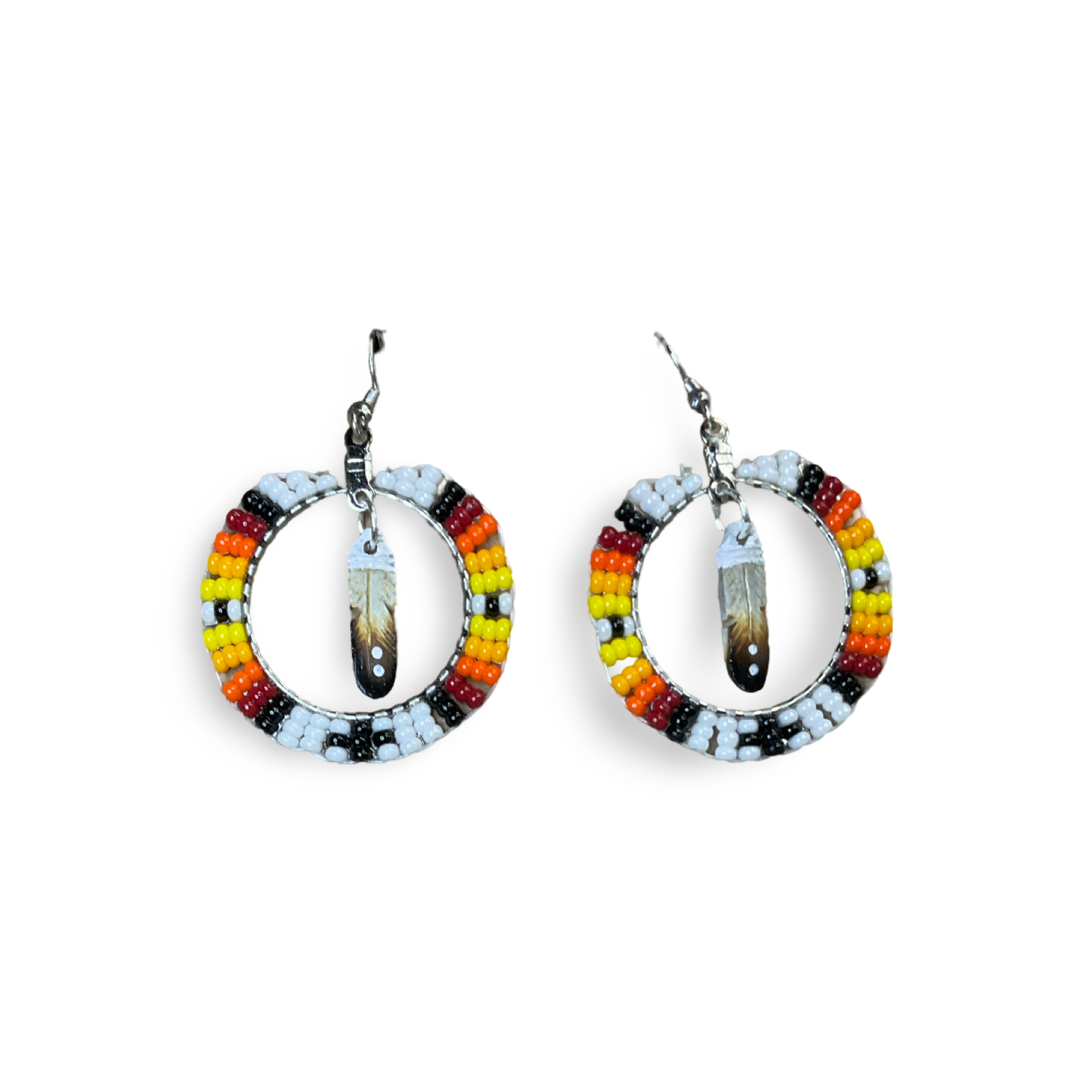 DYH Small Beaded Hoop Earrings