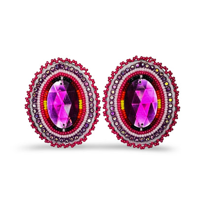CNH Beaded Cab Earrings