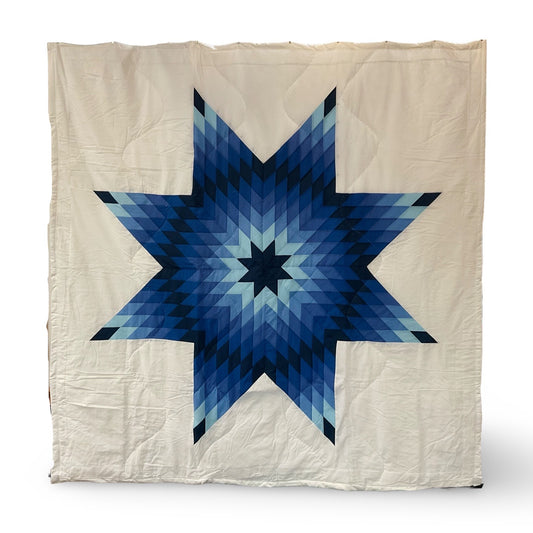 KHP Blues Queen Star Quilt