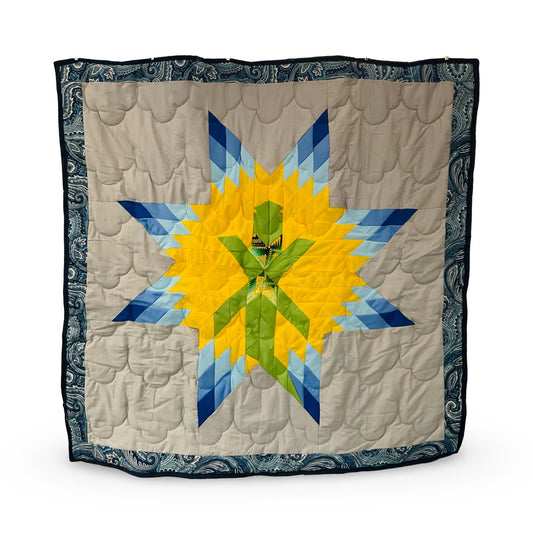 SC Lizard Baby Star Quilt