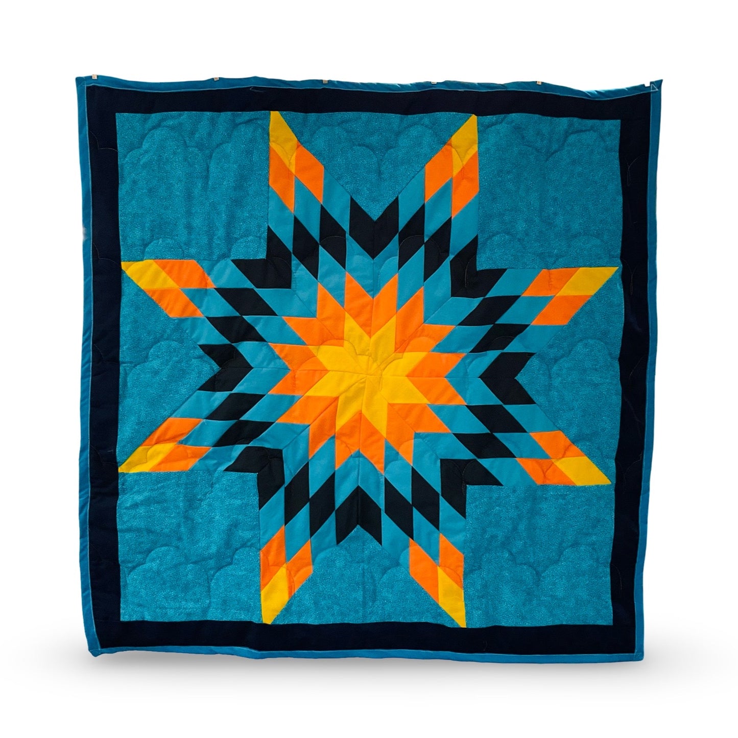 GF Navy Blue Baby Star Quilt