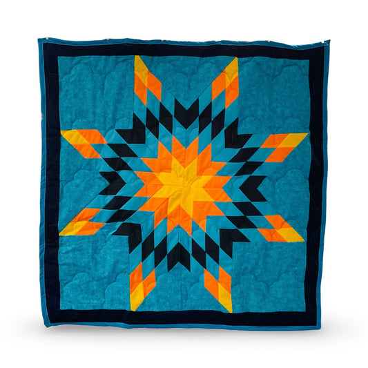 GF Navy Blue Baby Star Quilt