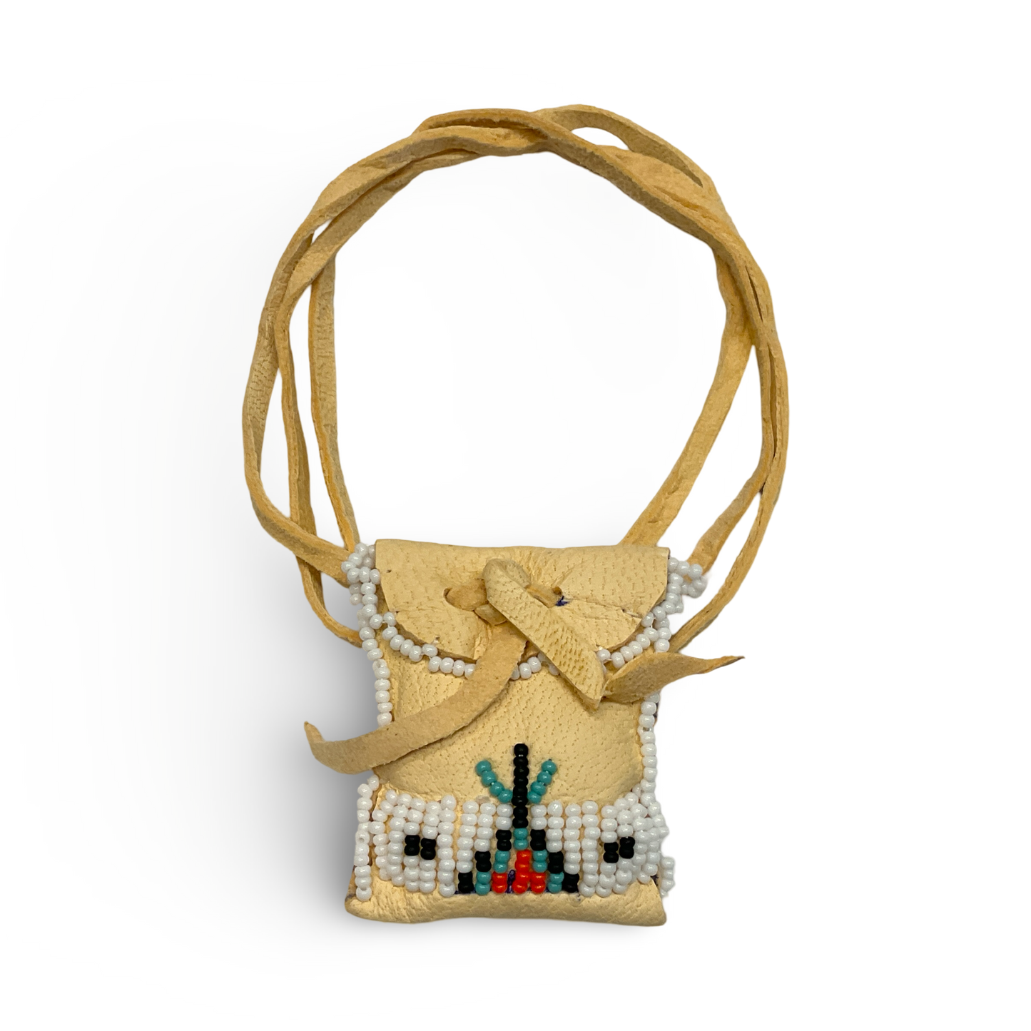 CLM Beaded Medicine Pouch