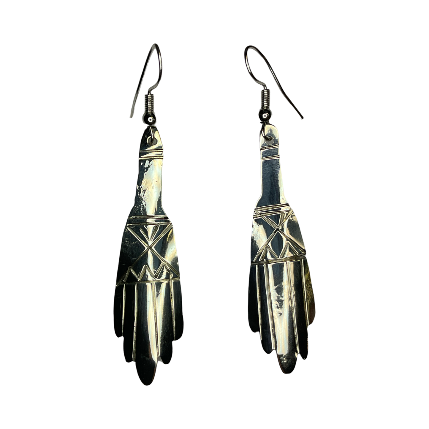 MZ Eagle Fan Earrings