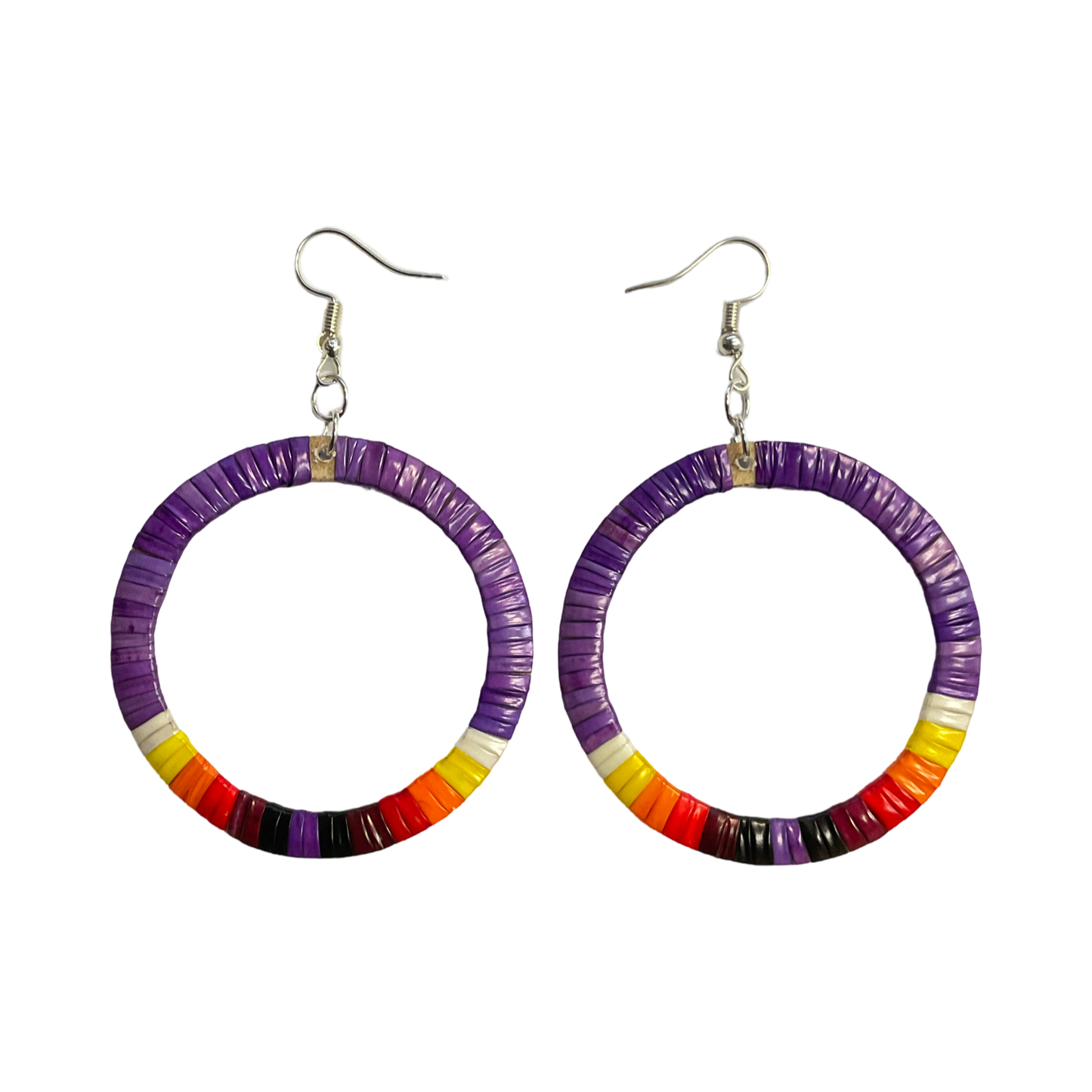 AP 2" Quill Circle Earrings