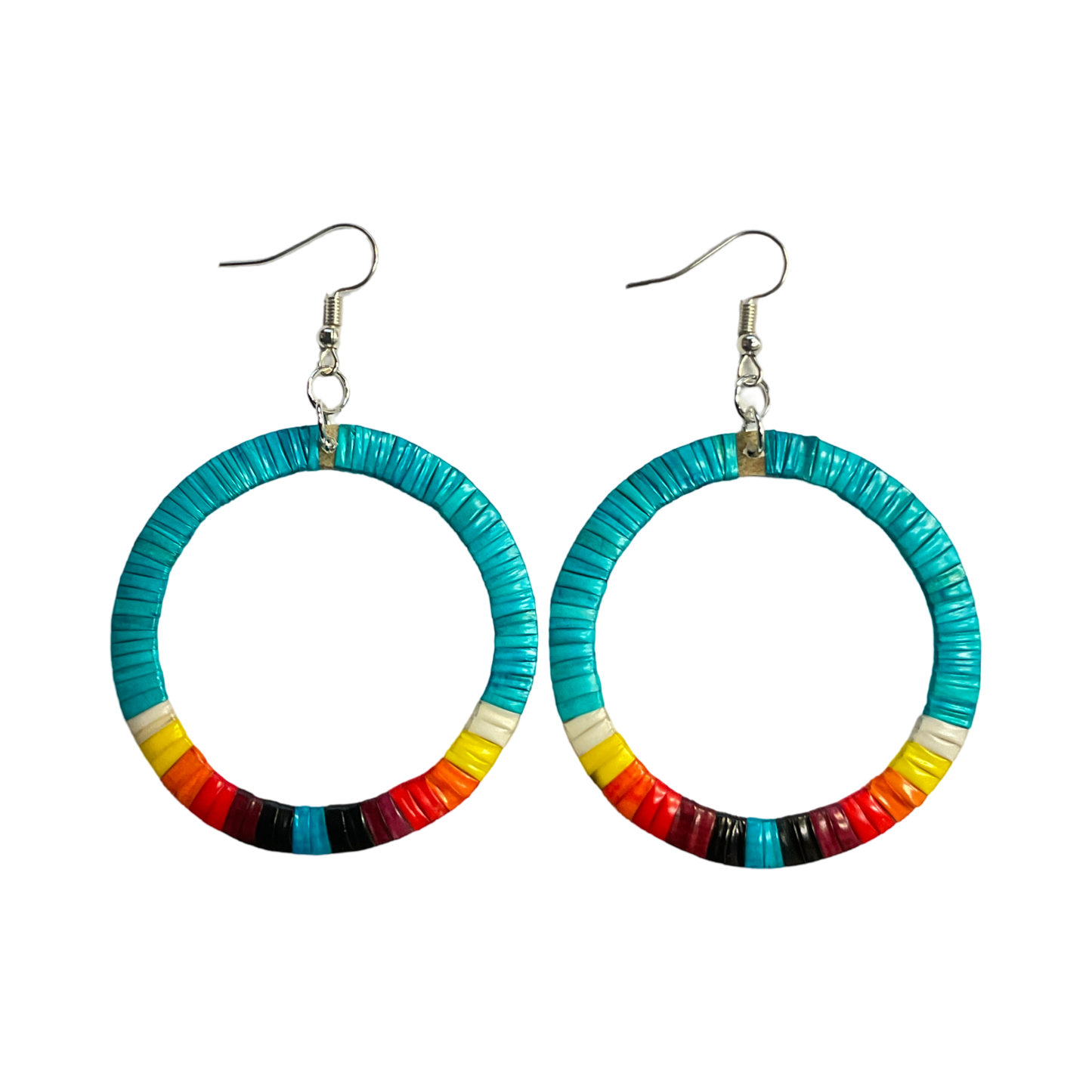 AP 2" Quill Circle Earrings