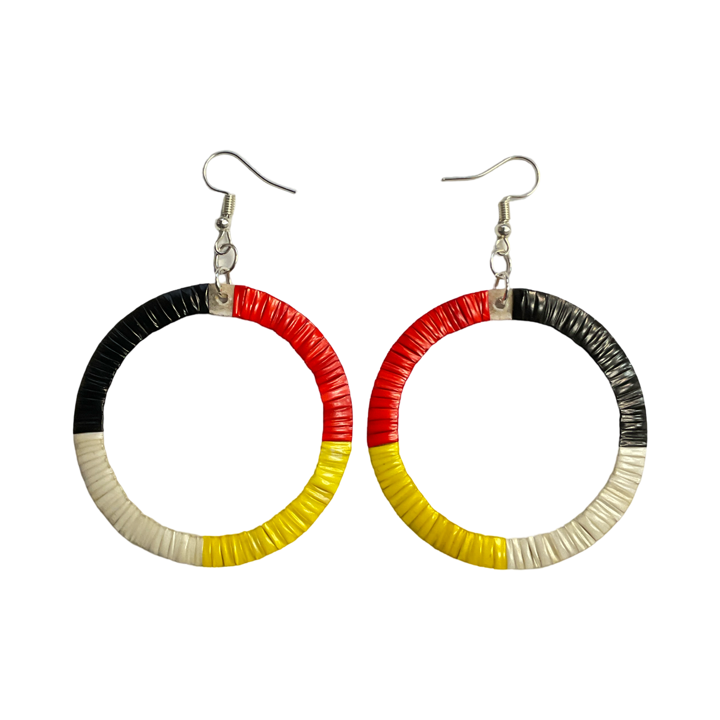 AP 2" Quill Circle Earrings